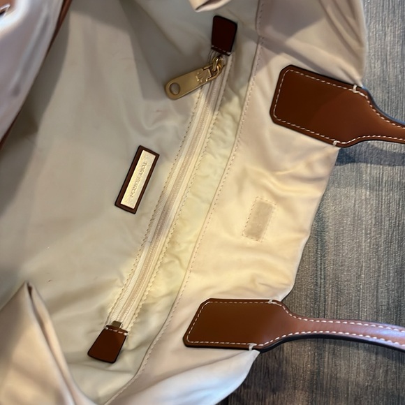 SOLD-Tory Burch Ella printed tote- morning crane - Picture 6 of 9